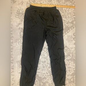 Vintage Wilson Womens Track Pants Size 27 Color:Black Jogger Lined Elastic waist